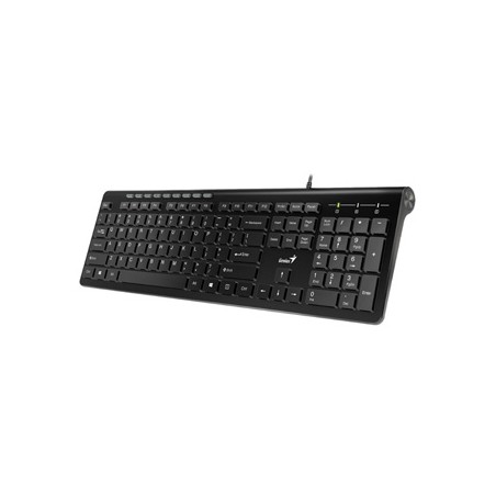 Genius Slimstar 230 klawiatura przewodowa (USB) US, czarna