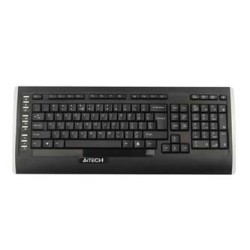 A4Tech 9300F zestaw klawiatura bezprzewodowa CZ/US, czarna z myszą optyczną bezprzewodową, AAA, klasyczna, 2.4 [GHz]