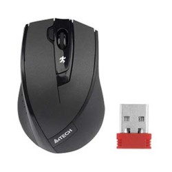 A4Tech 9300F zestaw klawiatura bezprzewodowa CZ/US, czarna z myszą optyczną bezprzewodową, AAA, klasyczna, 2.4 [GHz]