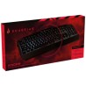 Surefire KingPin Klawiatura przewodowa (USB) UK, czarna do gry, membranowa, podświetlana