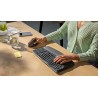 Logitech WAVE KEYS Klawiatura ergonomiczna bezprzewodowa US, czarna