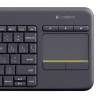 Logitech K400 Plus klawiatura bezprzewodowa CZ/SK, czarna