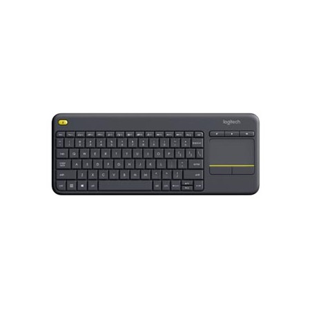 Logitech K400 Plus klawiatura bezprzewodowa US, czarna