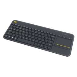 Logitech K400 Plus klawiatura bezprzewodowa US, czarna