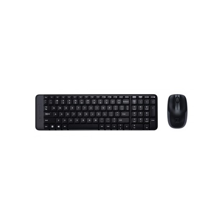 Logitech MK220 zestaw klawiatura US, z myszą optyczną bezprzewodową, 2.4 [Ghz]