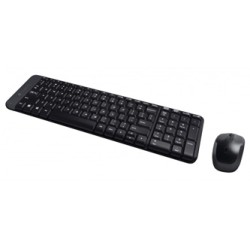 Logitech MK220 zestaw klawiatura US, z myszą optyczną bezprzewodową, 2.4 [Ghz]