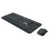 Logitech MK540 zestaw klawiatura bezprzewodowa US, czarna z myszą optyczną bezprzewodową, AA, multimedialny, odbiornik nano z te