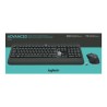 Logitech MK540 zestaw klawiatura bezprzewodowa US, czarna z myszą optyczną bezprzewodową, AA, multimedialny, odbiornik nano z te