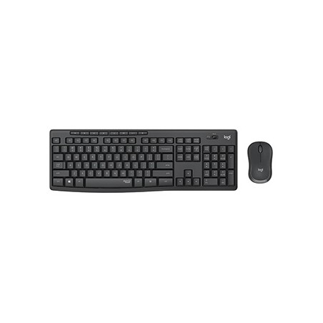 Logitech MK295 zestaw klawiatura bezprzewodowa CZ, szara z myszą optyczną bezprzewodową, AAA, multimedialny, 2.4 [GHz], SilentTo