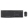 Logitech MK295 zestaw klawiatura bezprzewodowa CZ, szara z myszą optyczną bezprzewodową, AAA, multimedialny, 2.4 [GHz], SilentTo