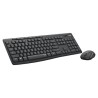 Logitech MK295 zestaw klawiatura bezprzewodowa CZ, szara z myszą optyczną bezprzewodową, AAA, multimedialny, 2.4 [GHz], SilentTo