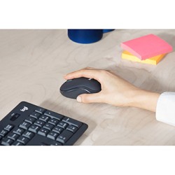 Logitech MK295 zestaw klawiatura bezprzewodowa CZ, szara z myszą optyczną bezprzewodową, AAA, multimedialny, 2.4 [GHz], SilentTo