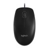 Logitech MK120 zestaw klawiatura przewodowa (USB) US, czarna z przewodową myszą optyczną, klasyczna