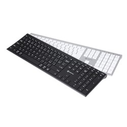 Powerton LIFE ULTRASLIM Klawiatura bezprzewodowa CZ/SK, czarna