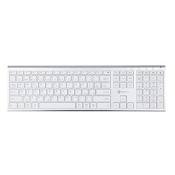 Powerton LIFE ULTRASLIM Klawiatura bezprzewodowa CZ/SK, srebrna