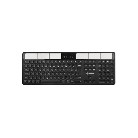 Powerton LIFE SOLARSLIM Klawiatura zasilana solarnie bezprzewodowa CZ/SK, czarna