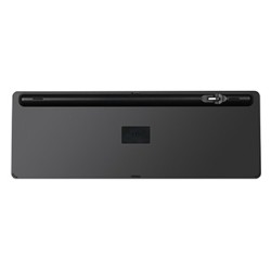 Powerton LIFE SOLARSLIM Klawiatura zasilana solarnie bezprzewodowa CZ/SK, czarna