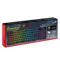 Genius GX Gaming Scorpion K7 Copilot klawiatura przewodowa (USB) CZ/SK, czarna