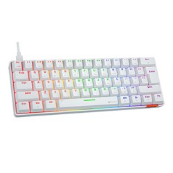 Meetion HESTIA klawiatura przewodowa (USB) US, biała mechaniczna