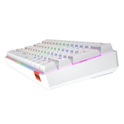 Meetion HESTIA klawiatura przewodowa (USB) US, biała mechaniczna