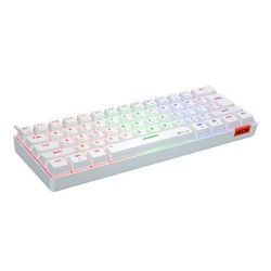 Meetion HESTIA klawiatura przewodowa (USB) US, biała mechaniczna