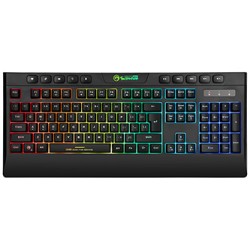 Marvo CM305 RGB zestaw klawiatura przewodowa (USB) CZ/SK, czarna + mysz i słuchawki dla graczy, do gry, membranowa rodzaj RGB po