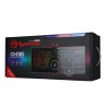 Marvo CM305 RGB zestaw klawiatura przewodowa (USB) CZ/SK, czarna + mysz i słuchawki dla graczy, do gry, membranowa rodzaj RGB po