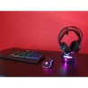 Marvo CM305 RGB zestaw klawiatura przewodowa (USB) US, czarna + mysz i słuchawki dla graczy, do gry, membranowa rodzaj RGB podśw