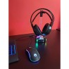 Marvo CM305 RGB zestaw klawiatura przewodowa (USB) US, czarna + mysz i słuchawki dla graczy, do gry, membranowa rodzaj RGB podśw