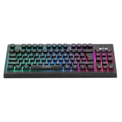 Marvo CM310 EN RGB zestaw klawiatura przewodowa (USB) US, czarna + mysz i podkładka dla graczy, do gry, membranowa rodzaj podświ