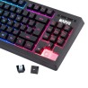 Marvo CM310 EN RGB zestaw klawiatura przewodowa (USB) US, czarna + mysz i podkładka dla graczy, do gry, membranowa rodzaj podświ