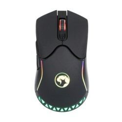 Marvo CM310 EN RGB zestaw klawiatura przewodowa (USB) US, czarna + mysz i podkładka dla graczy, do gry, membranowa rodzaj podświ
