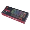Marvo CM310 EN RGB zestaw klawiatura przewodowa (USB) US, czarna + mysz i podkładka dla graczy, do gry, membranowa rodzaj podświ