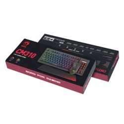 Marvo CM310 EN RGB zestaw klawiatura przewodowa (USB) US, czarna + mysz i podkładka dla graczy, do gry, membranowa rodzaj podświ