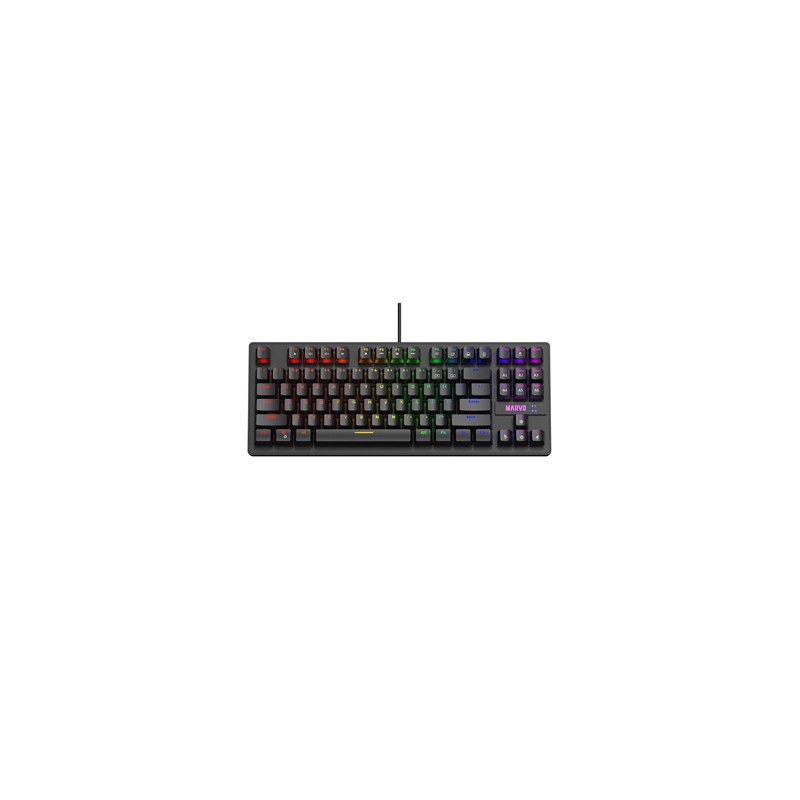 Marvo KG901 klawiatura przewodowa (USB) CZ/SK, czarna mechaniczna