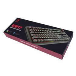 Marvo KG917 klawiatura przewodowa (USB) US, czarna mechaniczna