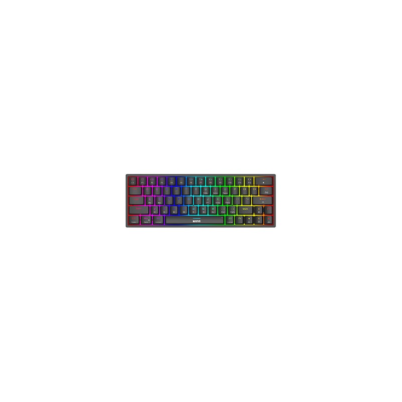 Marvo SHOGO 63 klawiatura przewodowa (USB) US, czarna mechaniczna