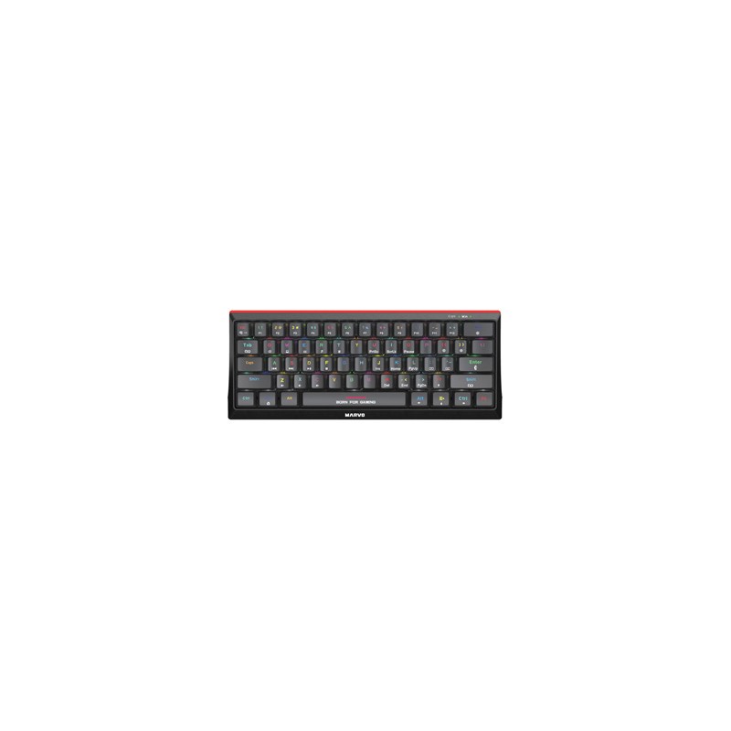 Marvo HECATE 61B klawiatura przewodowa (USB) US, czarna mechaniczna