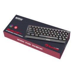 Marvo HECATE 61B klawiatura przewodowa (USB) US, czarna mechaniczna