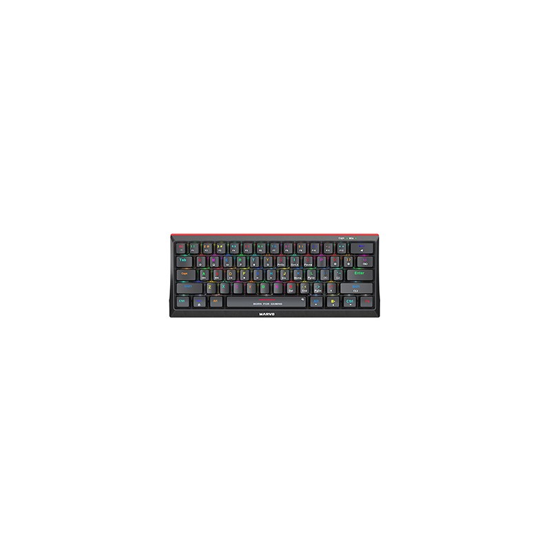 Marvo HECATE 61R klawiatura przewodowa (USB) US, czarna mechaniczna