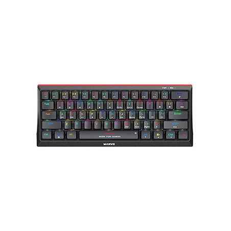 Marvo HECATE 61R klawiatura przewodowa (USB) US, czarna mechaniczna