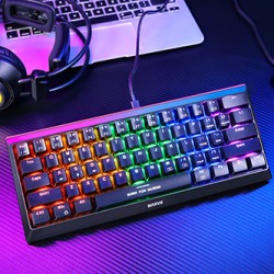 Marvo HECATE 61R klawiatura przewodowa (USB) US, czarna mechaniczna