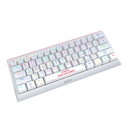 Marvo HECATE 61R klawiatura przewodowa (USB) US, biała mechaniczna