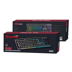 Marvo SOLDAT 20 Klawiatura przewodowa (USB) CZ/SK, czarna
