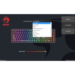 Marvo KG954 EN klawiatura przewodowa (USB) US, czarna mechaniczna