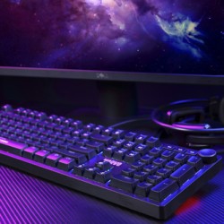 Marvo KG954 EN klawiatura przewodowa (USB) US, czarna mechaniczna
