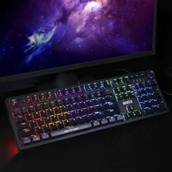 Marvo KG954 EN klawiatura przewodowa (USB) US, czarna mechaniczna