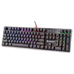 A4Tech B820R klawiatura przewodowa (USB) CZ, czarna mechaniczna