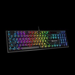 A4Tech B820R klawiatura przewodowa (USB) CZ, czarna mechaniczna