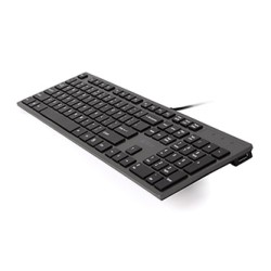 A4Tech KV-300H klawiatura przewodowa (USB) CZ/US, czarna